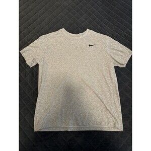 THE NIKE TEE - Nike T-Shirt Crew Neck Dri-Fit  - MEN L - Heather Gray